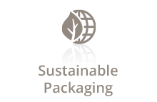 Sustainable Packaging icon.