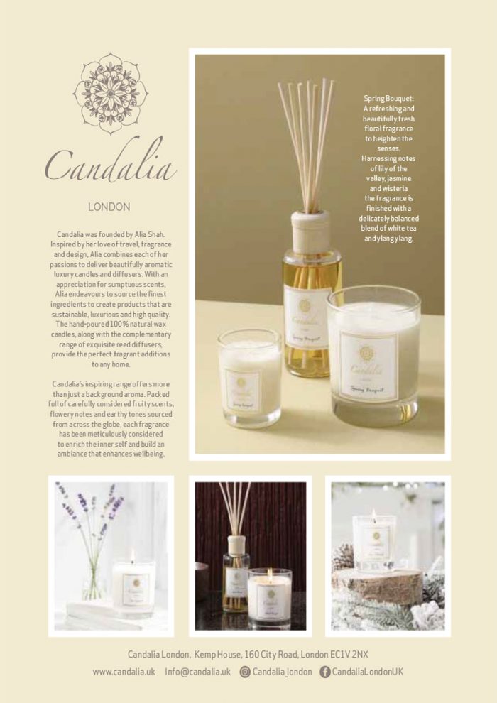 Candalia London Candles and Diffusers - Mayfair Times Article February 2021